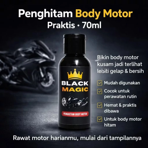 Penghitam Bodi Mobil Plastik Trim Restorer