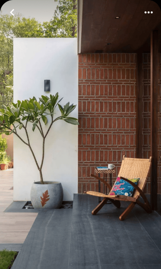 Kiln-fired terracotta detail — best terracotta bricks in Nagarbhavi Bengaluru