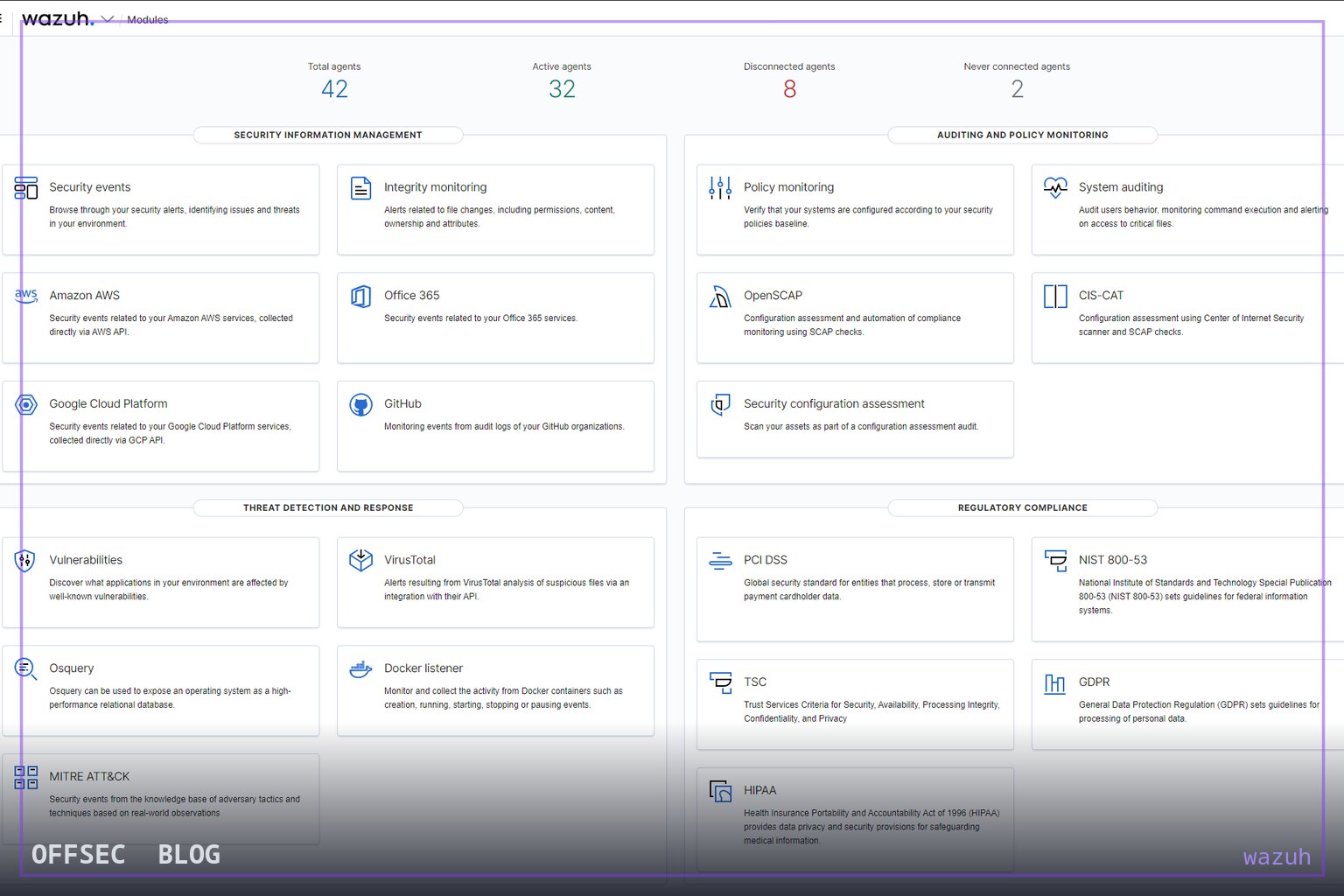 wazuh for open source XDR and SIEM across endpoints, containers, and cloud workloads