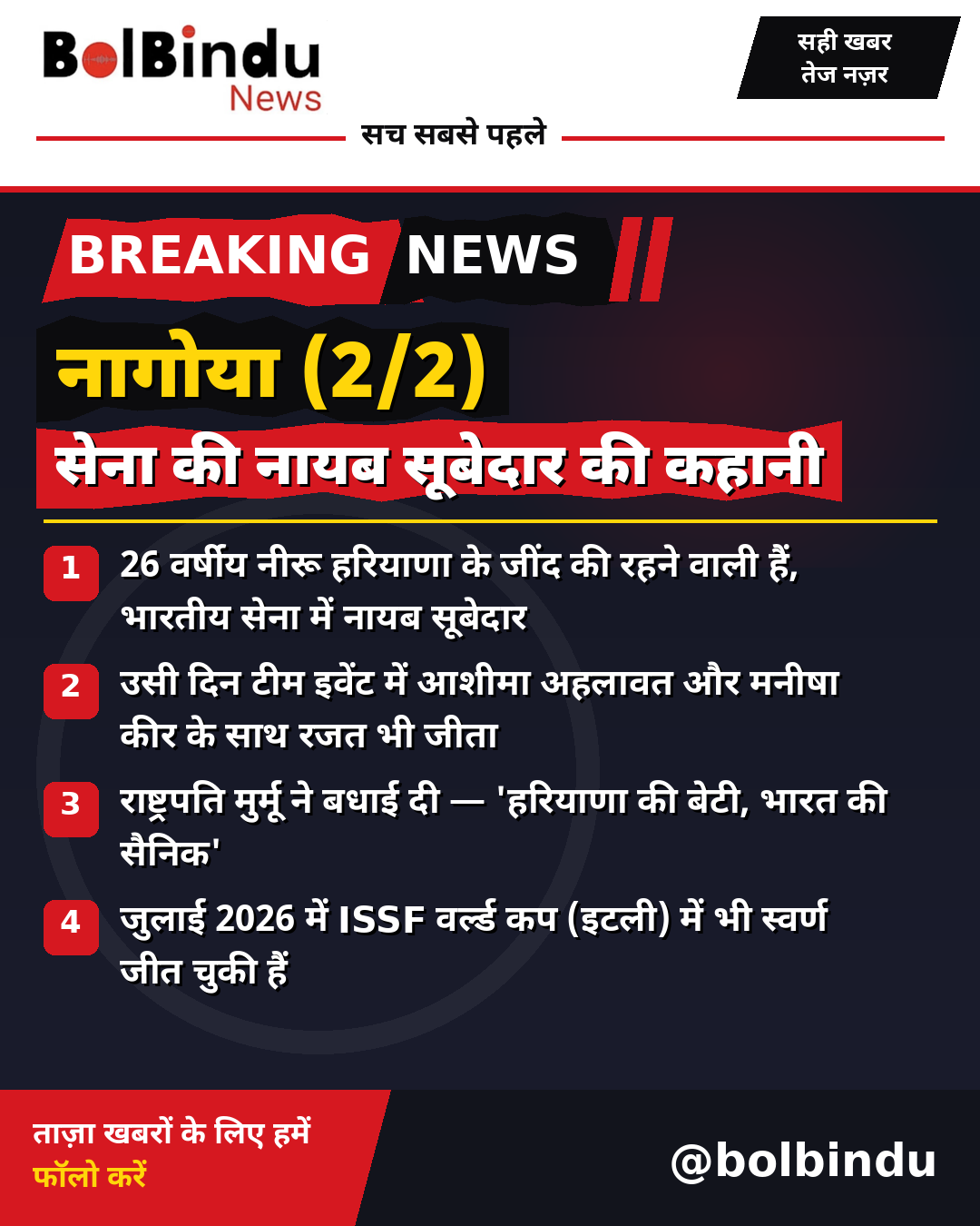 नीरू ढांडा की ऐतिहासिक जीत — विस्तृत जानकारी (2/2)