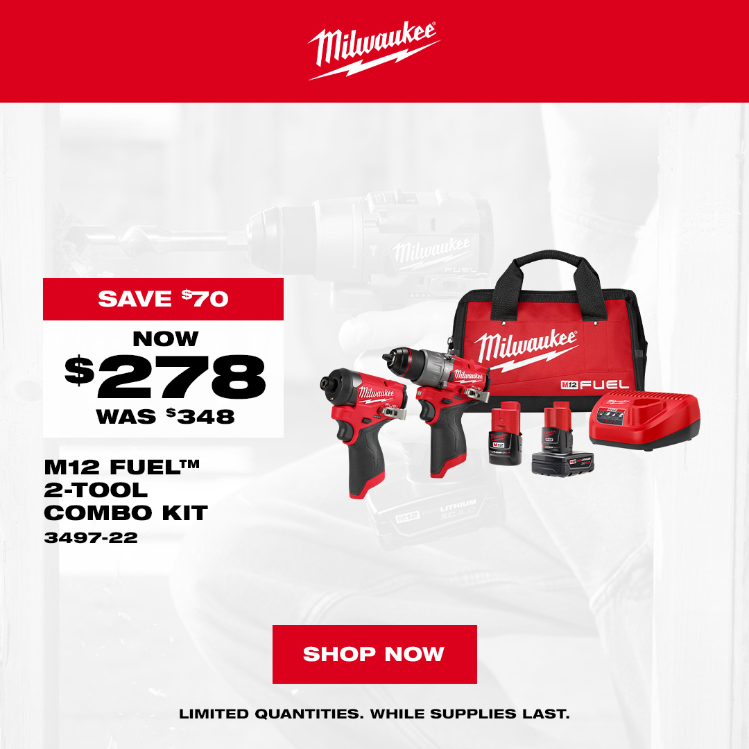 Milwaukee 3497-22 - M12 FUEL™ 2-Tool Combo Kit - Special Offer