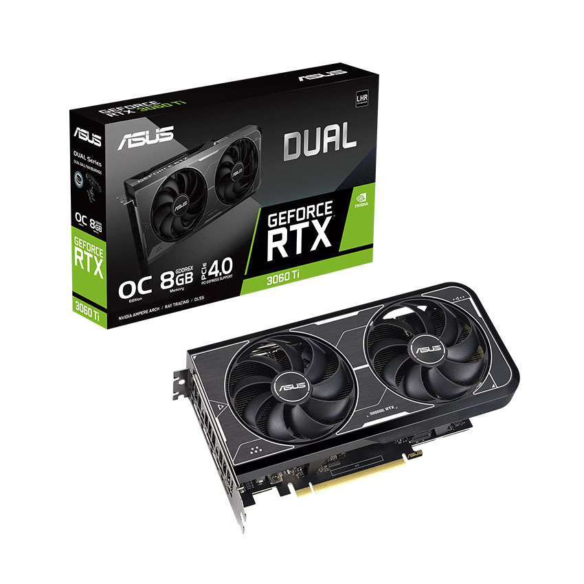 Card màn hình Asus DUAL-RTX3060 Ti-O8GD6X