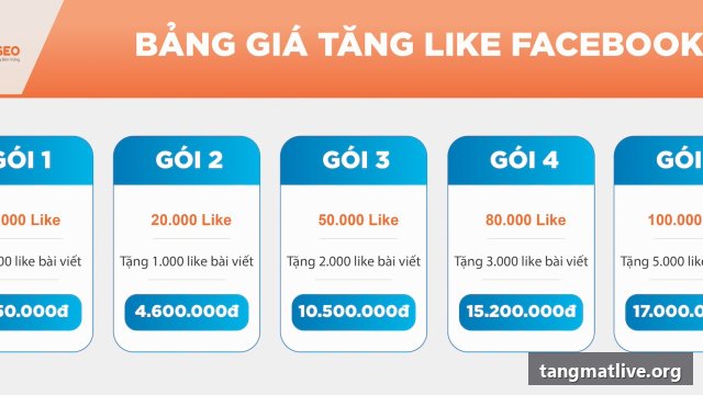 Dịch vụ tăng like Facebook tại Tangmatlive.org