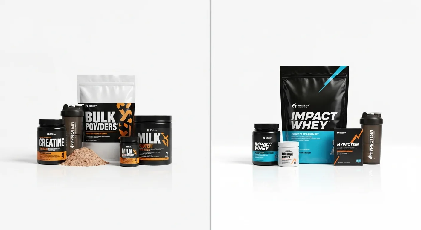Bulk vs MyProtein : Comparatif Complet 2026
