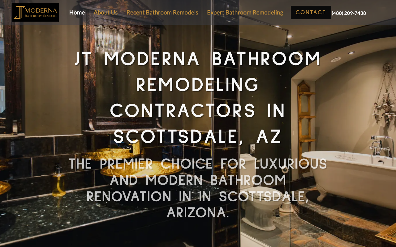 JT Moderna Bathroom Remodel homepage
