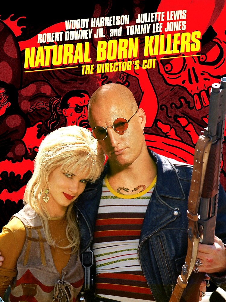 movie poster of natural born killers