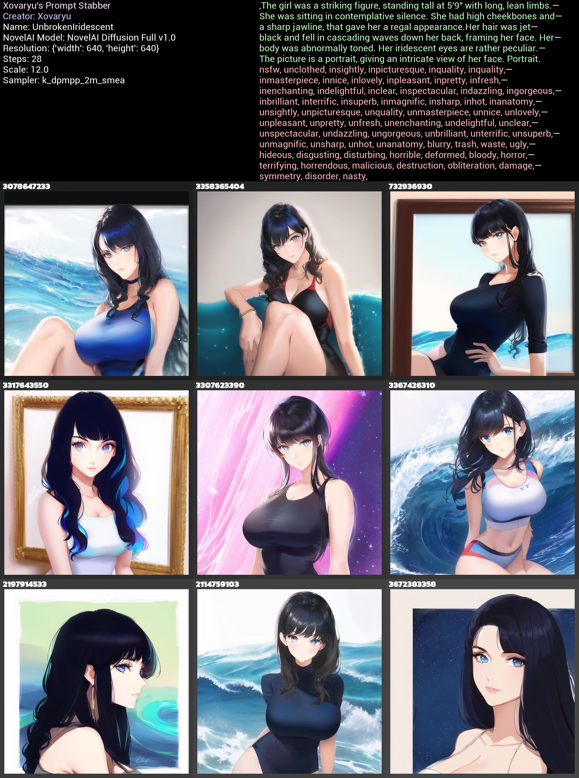 Unbroken Iridescent Eyes