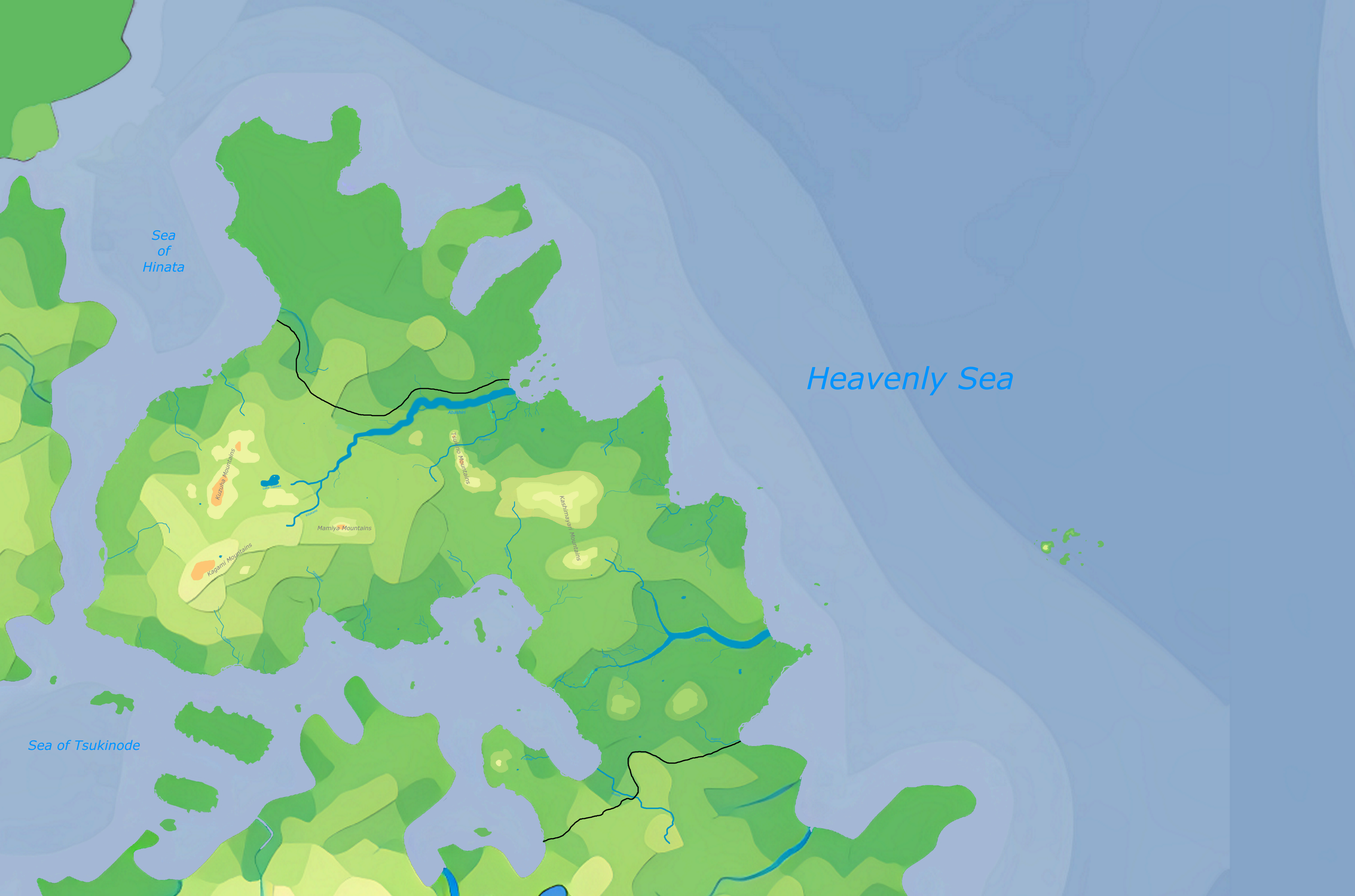 Topography of Tsukinode