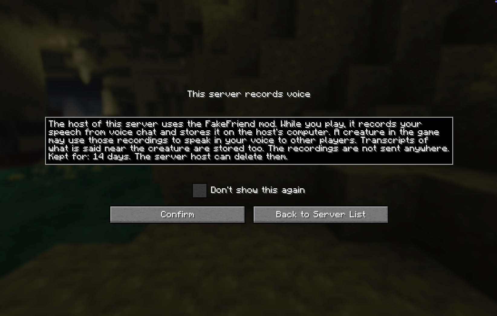 Suggestion