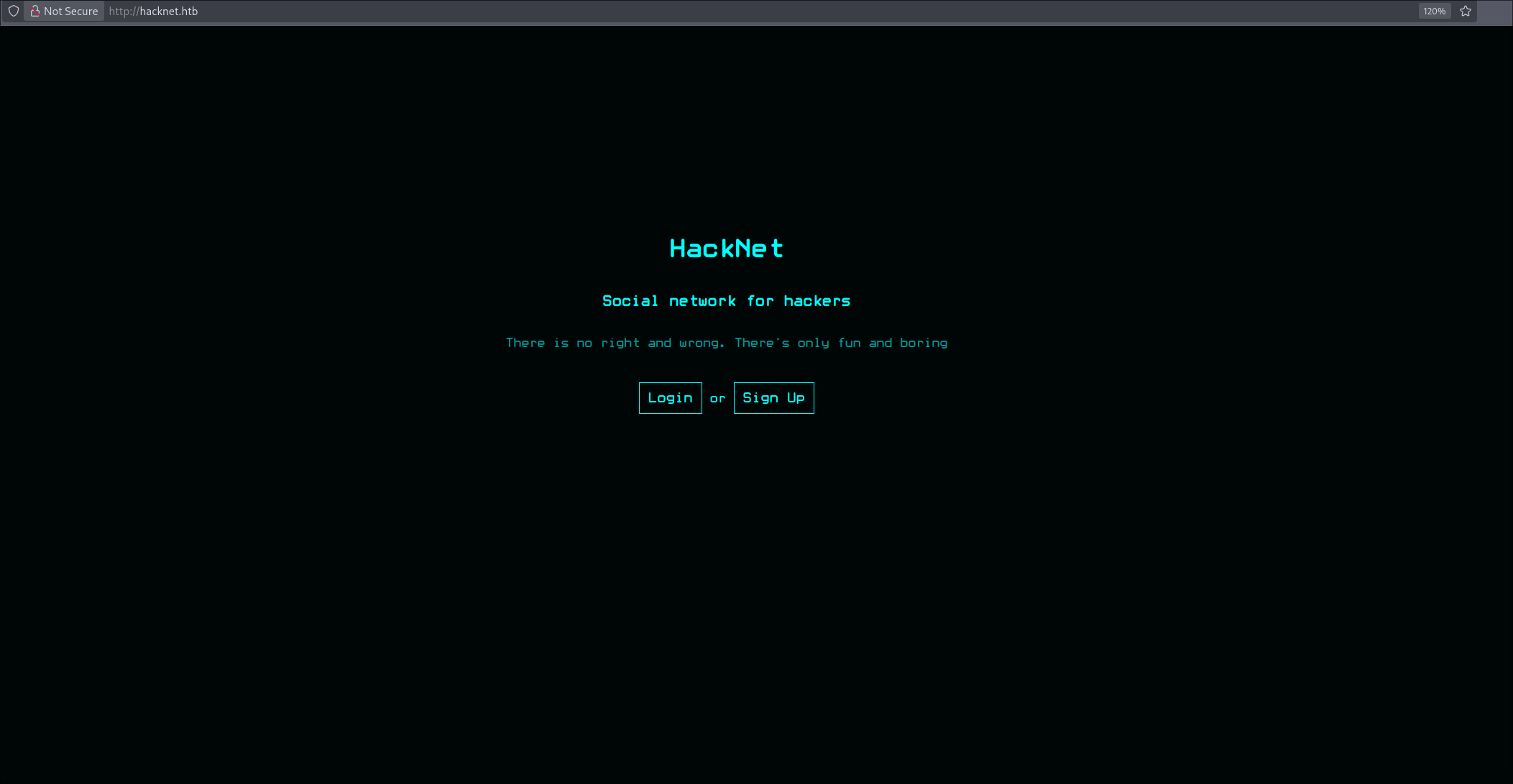 Landing page