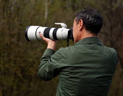 Chim đang bay chụp cầm tay với ống kính Sony FE 200-600mm G OSS.