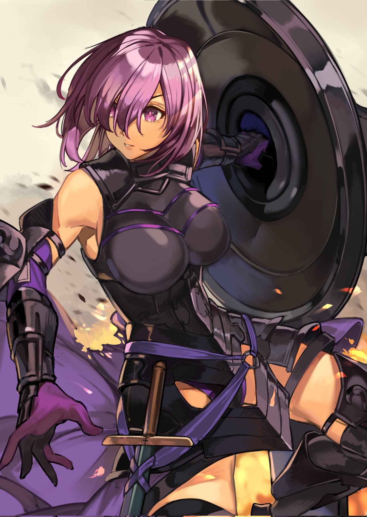 Mash Kyrielight using her shield (AlwaysREGG) [Fate/Grand Order] : r ...