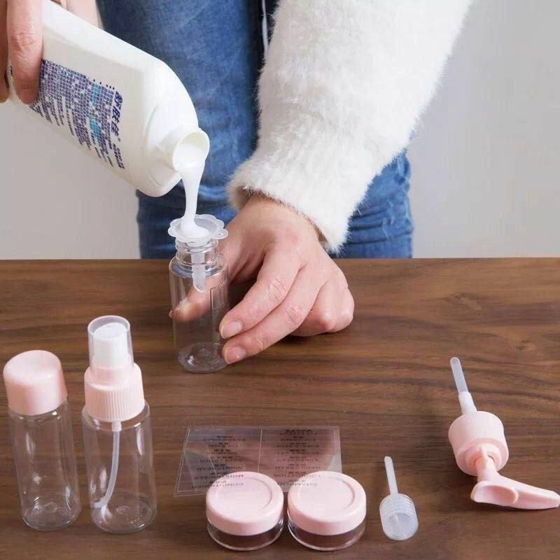 طقم زجاجات سفر لوشن