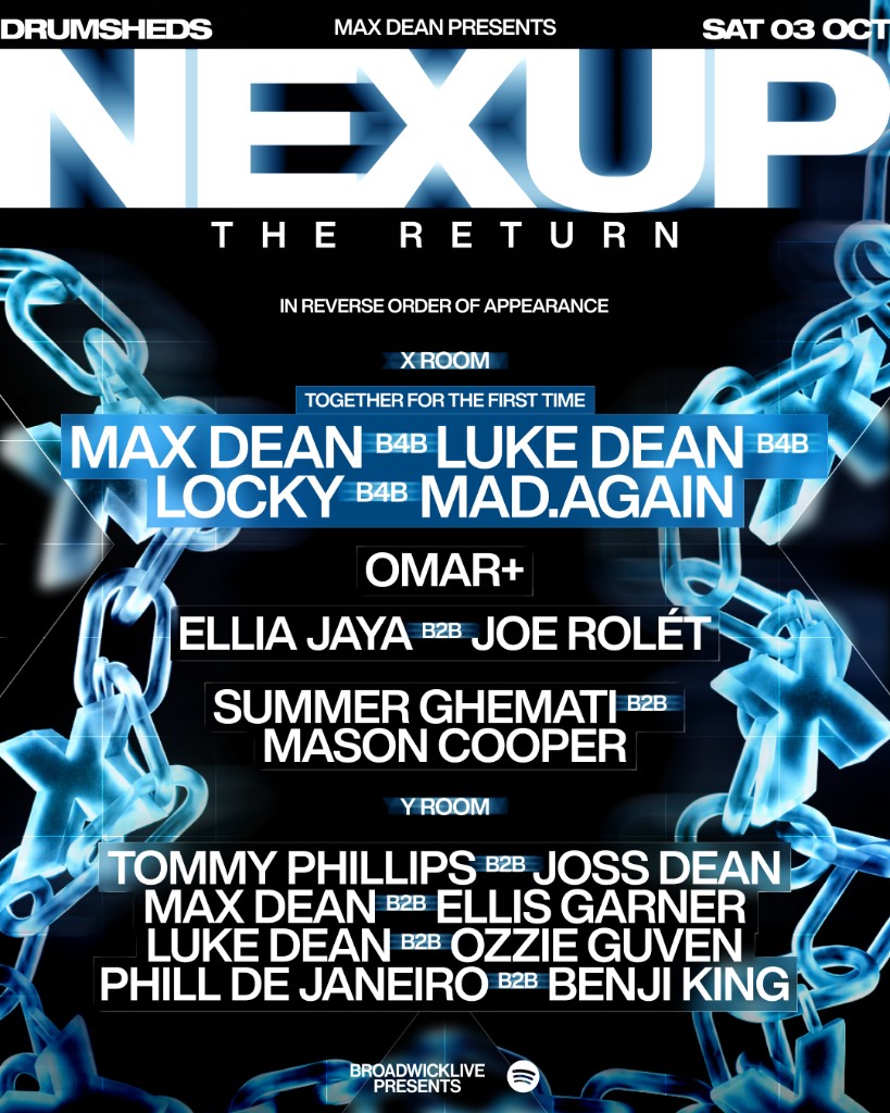 NEXUP - Drumsheds - 03 Oct 2026