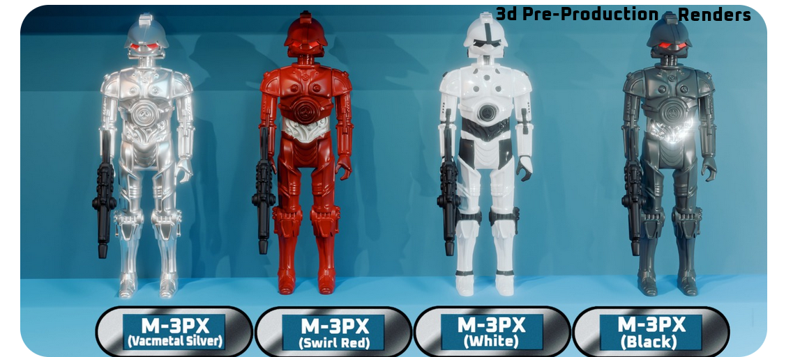 M-3PX War Protocol Android (3D Pre-Production Render)