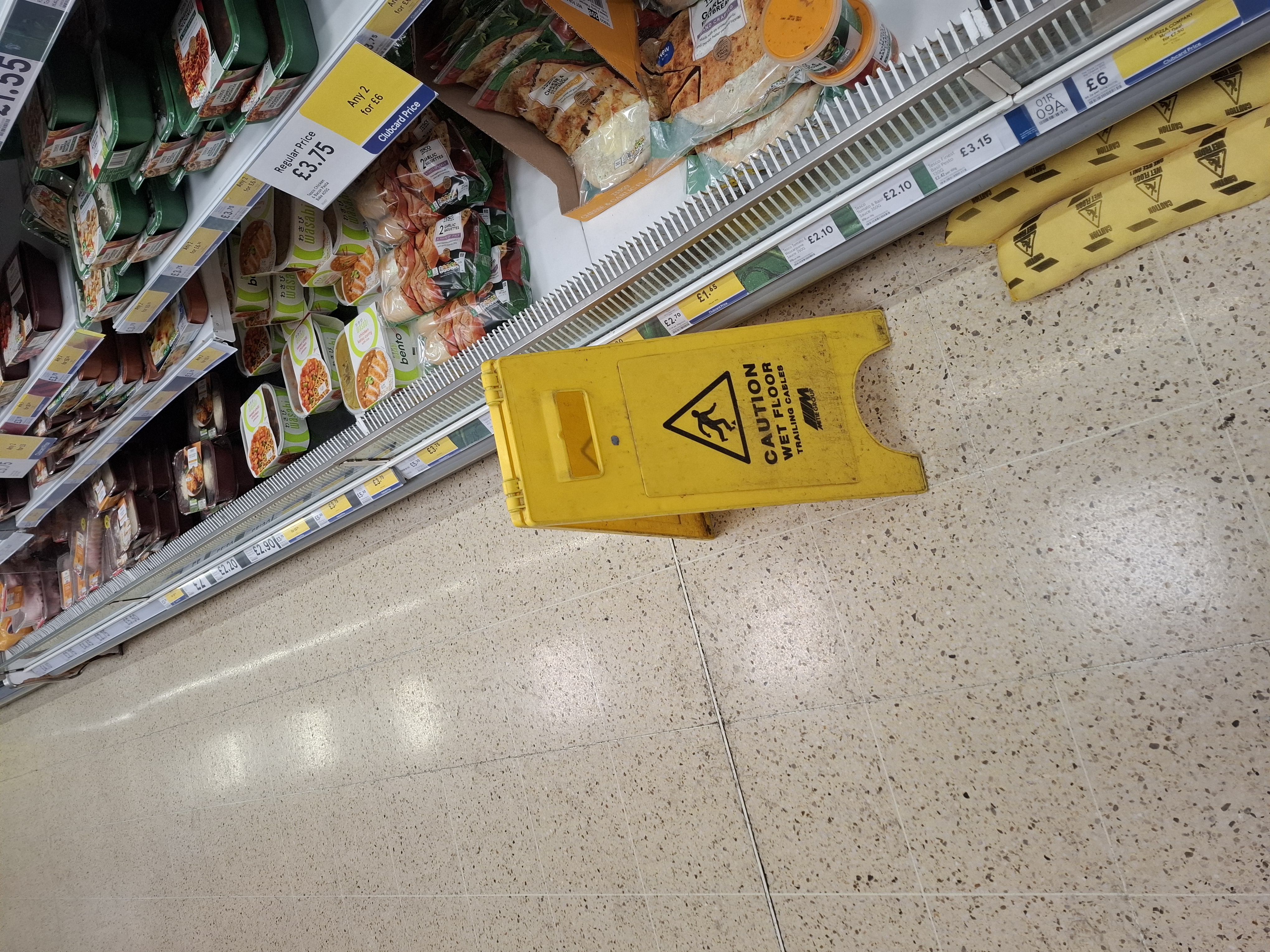 wet floor