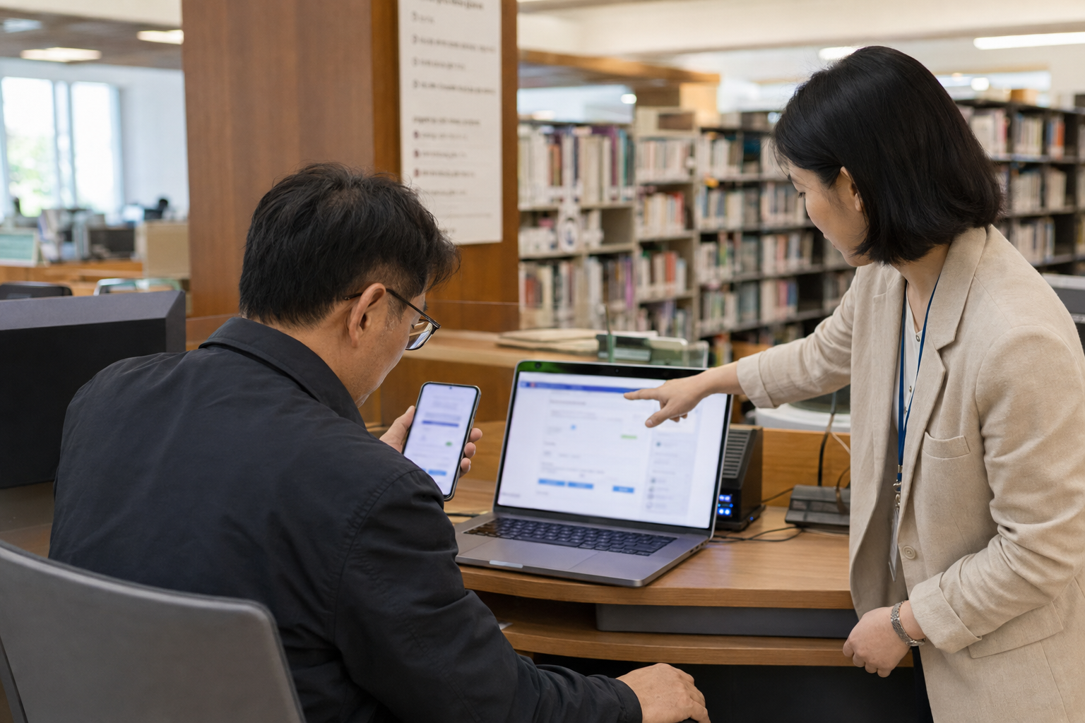 앱 버전 운영체제 계정별 제공 범위 공식 도움말을 차례로 확인하는 과정