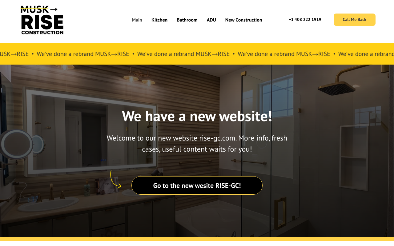 Musk Construction Kitchen Remodeling Palo Alto homepage