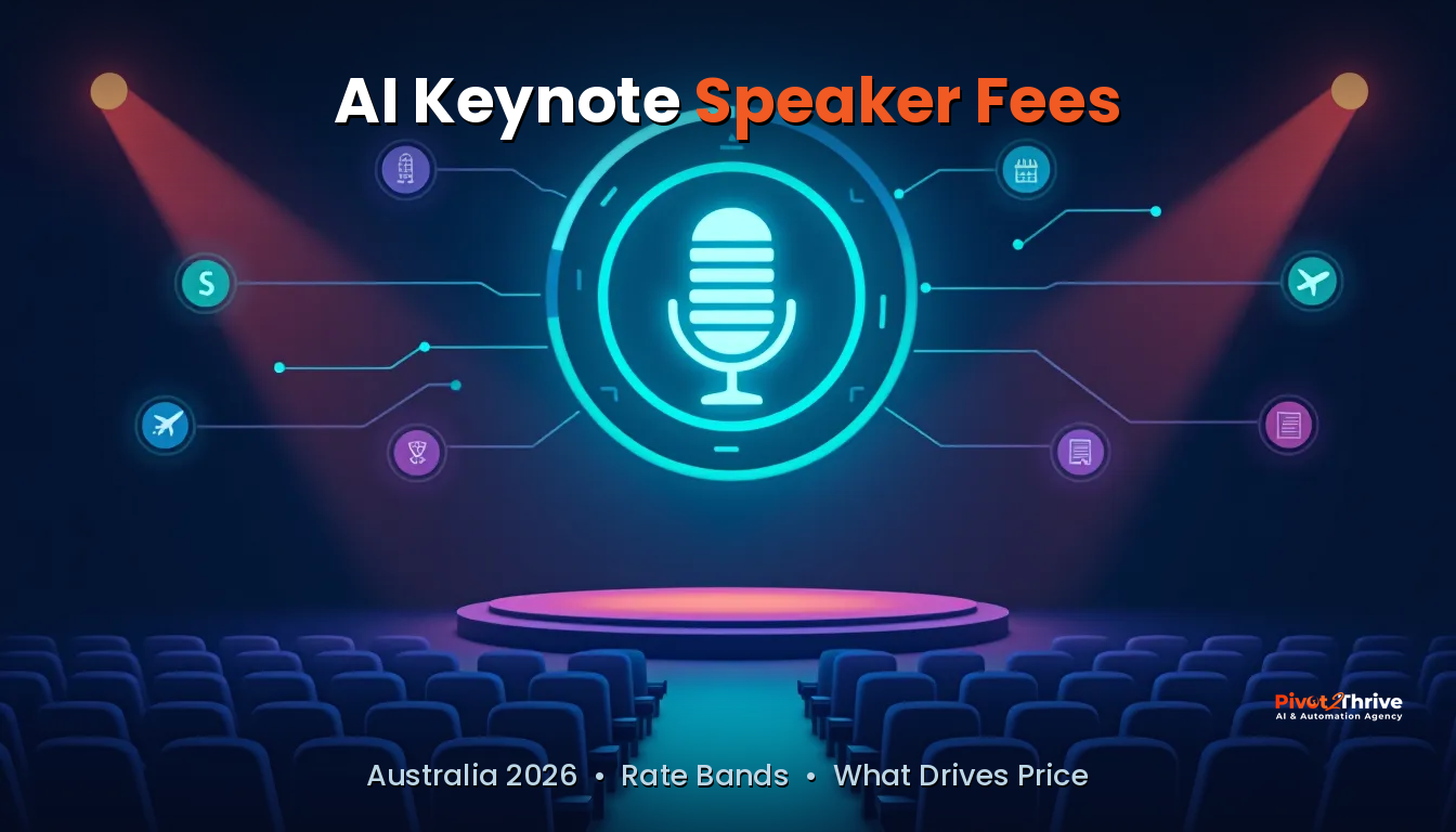 What Does an AI Keynote Speaker Cost in Australia? (2026 Guide)