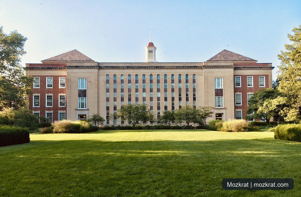 Historic university campus symbolizing the public good of universal higher education.