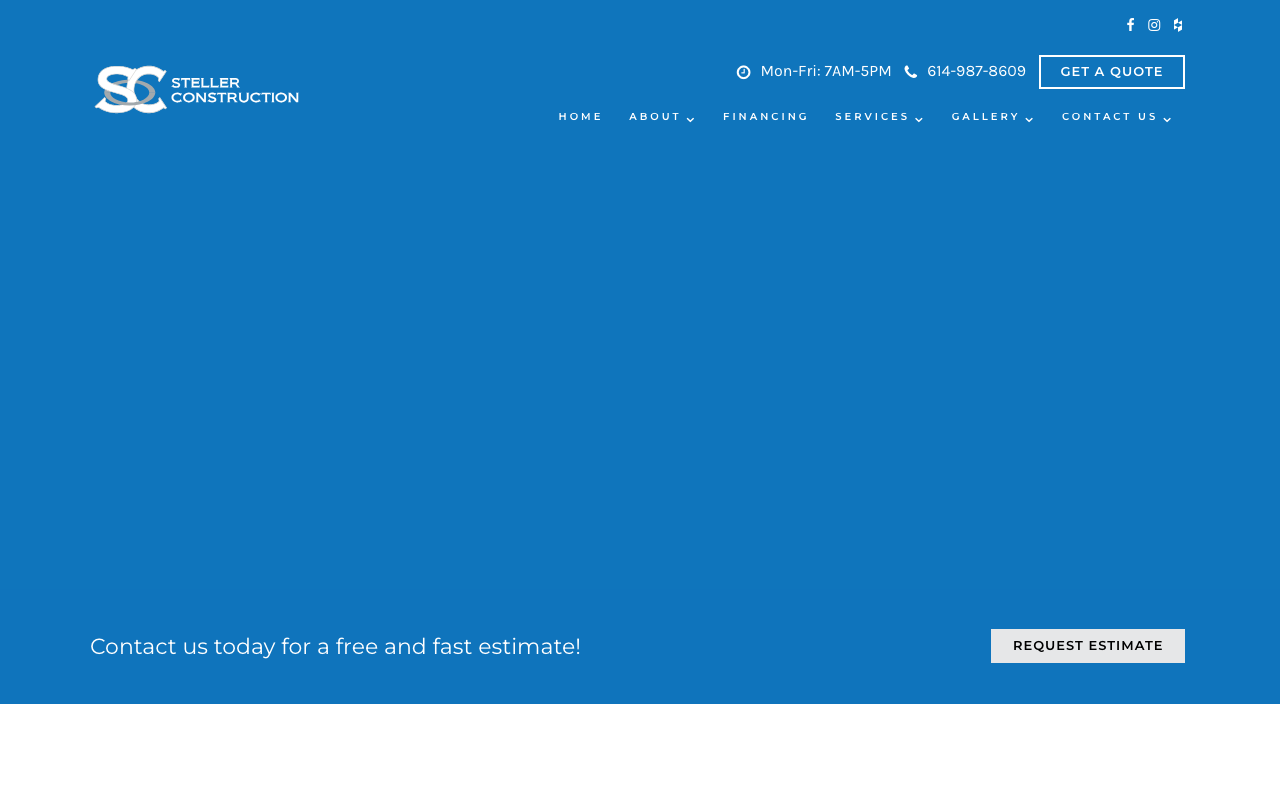 Steller Construction homepage