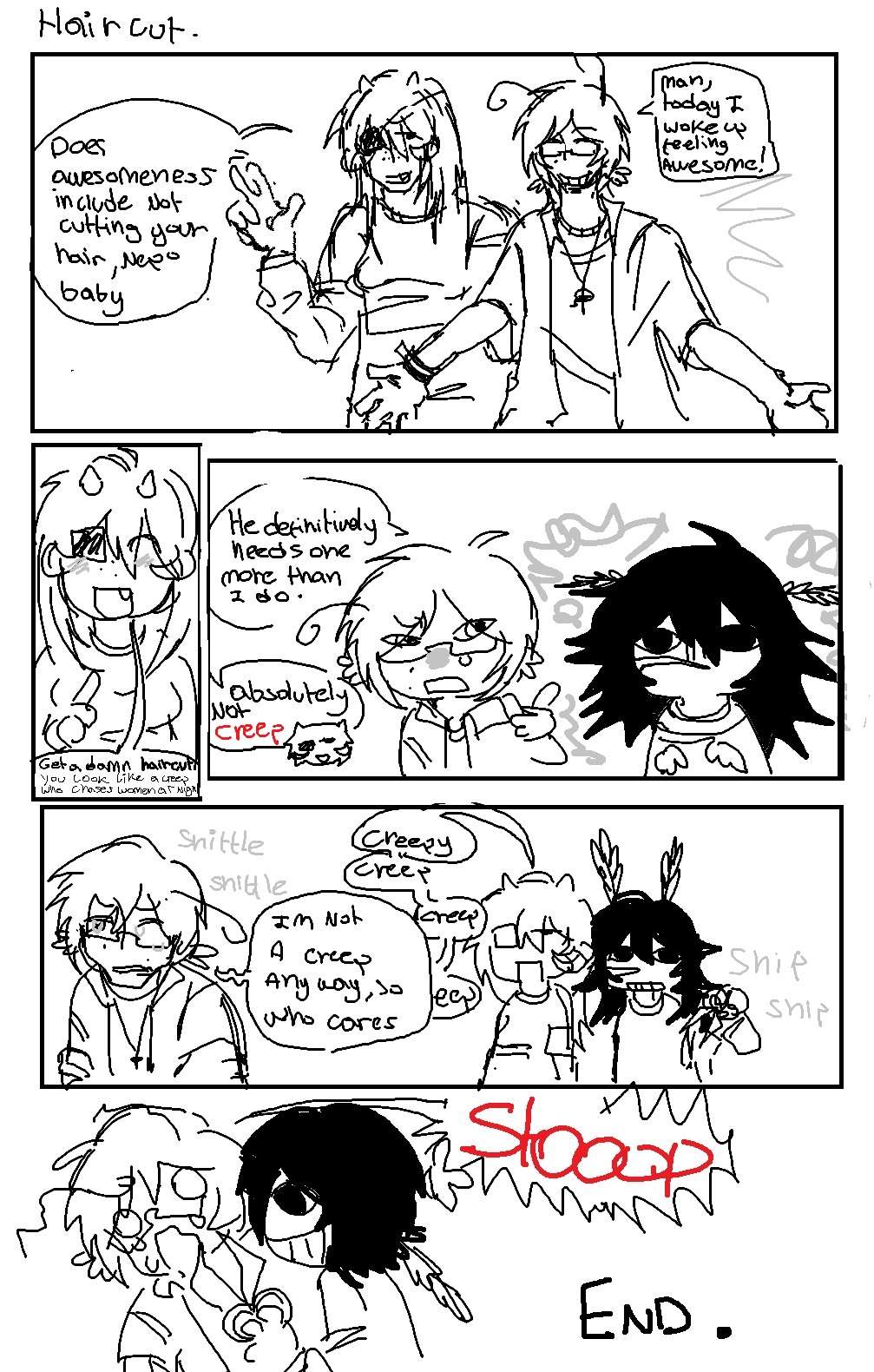 Haircut Comic Page