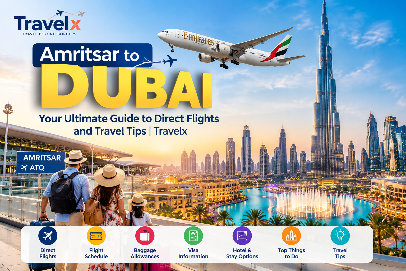Amritsar to Dubai: Your Ultimate Guide to Direct Flights and Travel Tips | Travelx