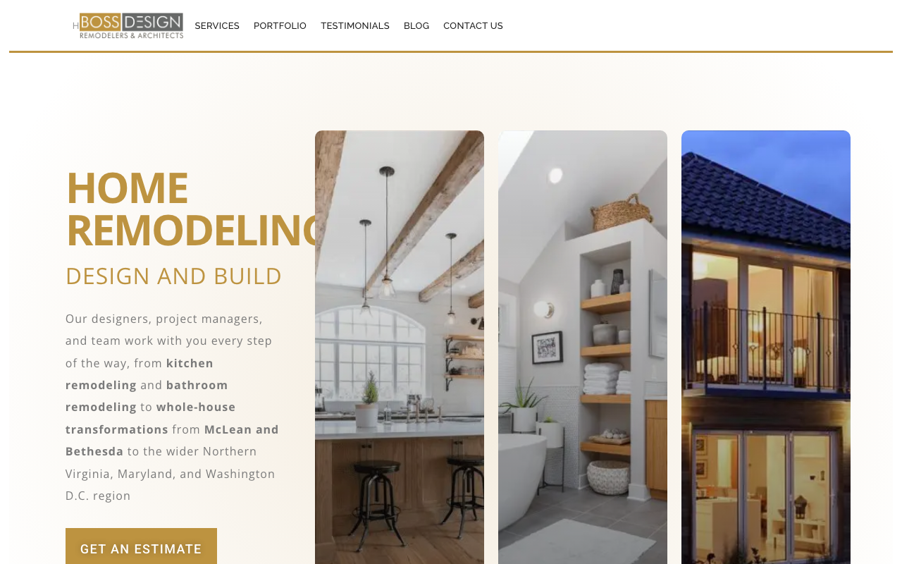 Boss Design Center homepage