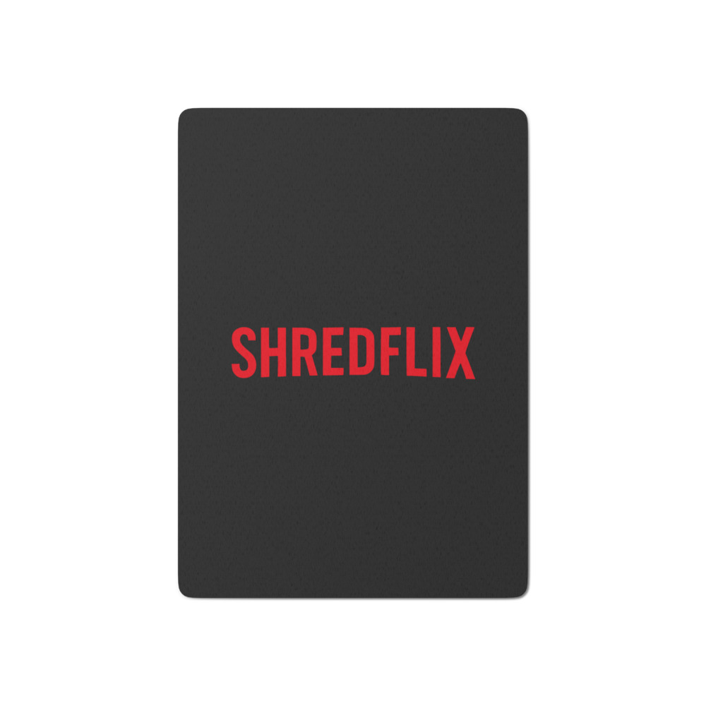Shredflix Snowboard Playing Cards