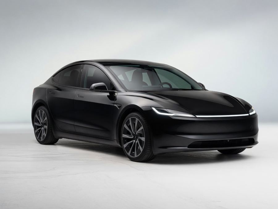 Tesla electric sedan