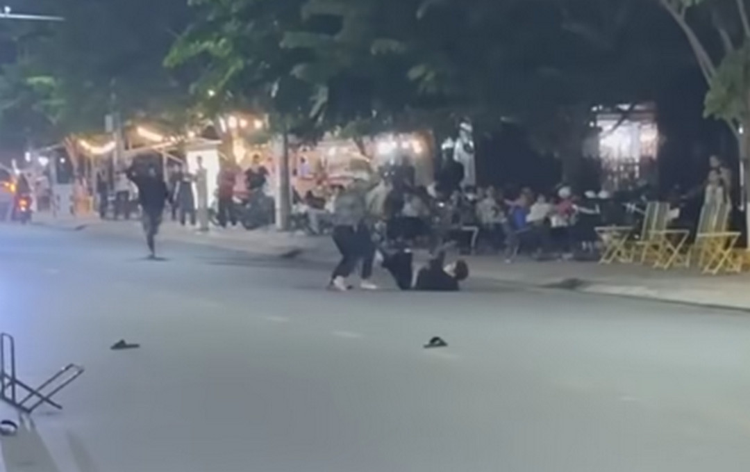 Hiện trường vụ xô xát