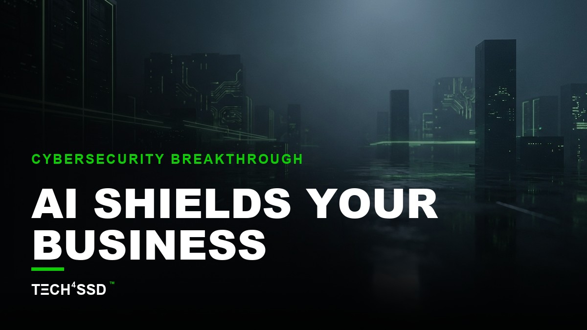 A digital shield with glowing nodes representing AI agents defending a network, symbolizing Microsoft Project Perception.