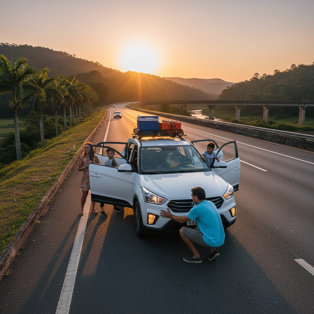 Checklist do carro antes de viajar: o que revisar para não gastar à toa na estrada