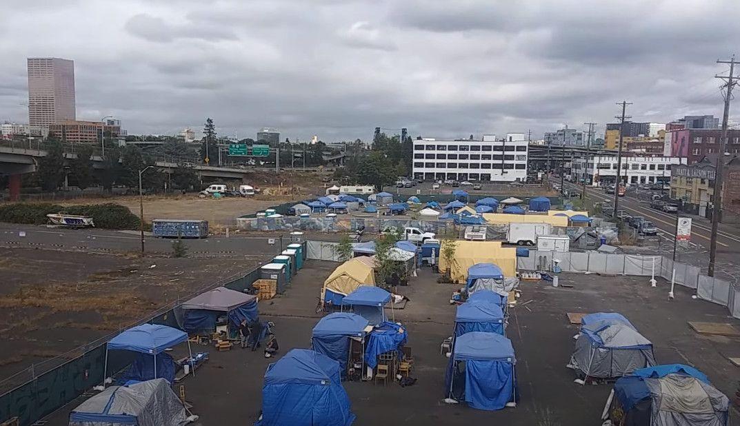Anarchist Encampment Discovered by Portlander Near Federal Interstate Highway…