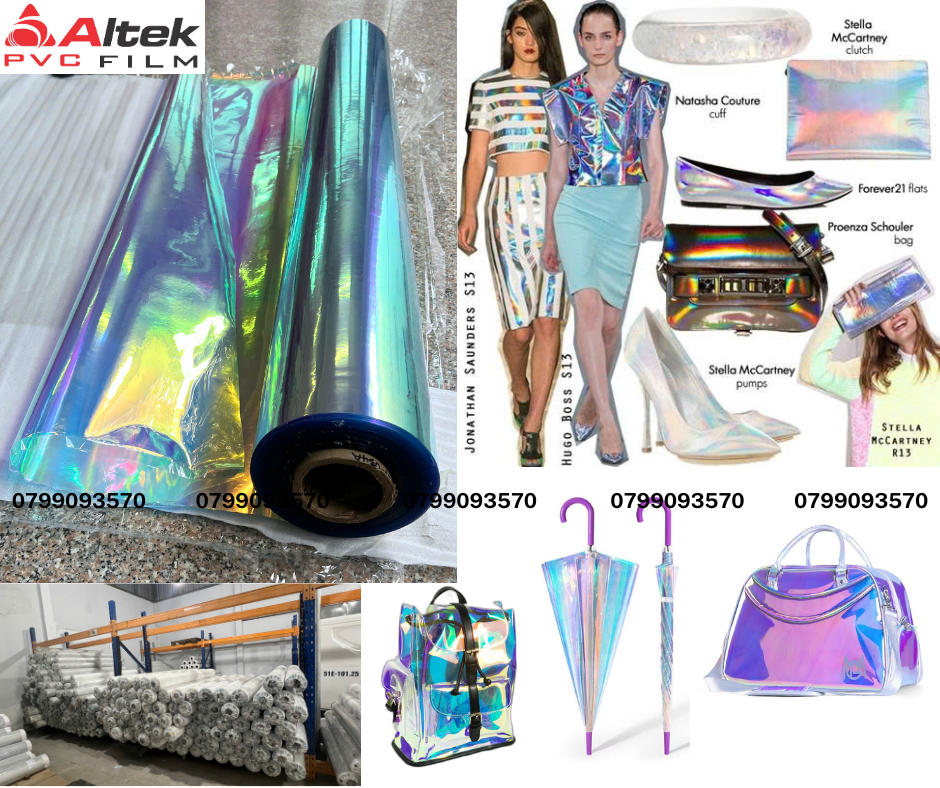 Màng nhựa pvc Holohram ( nhiều màu lấp lánh ) – giá sỉ gốc tận xưởng
