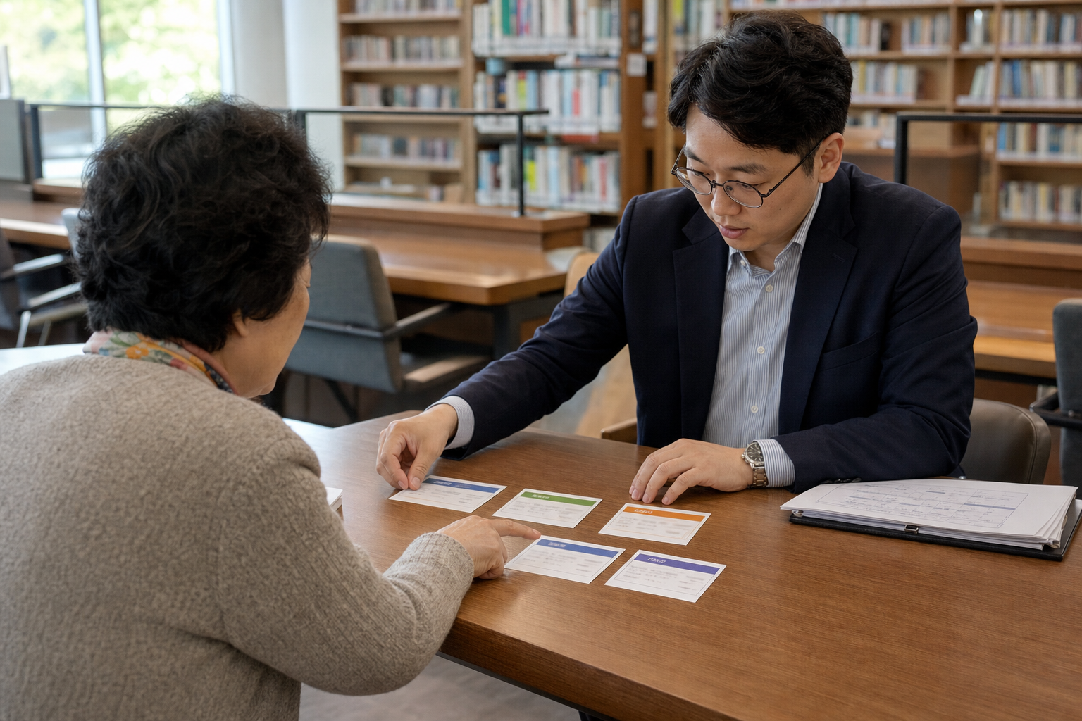 같은 대학의 두 전형을 각각 한 번으로 세어 수시 지원 횟수를 계산하는 장면