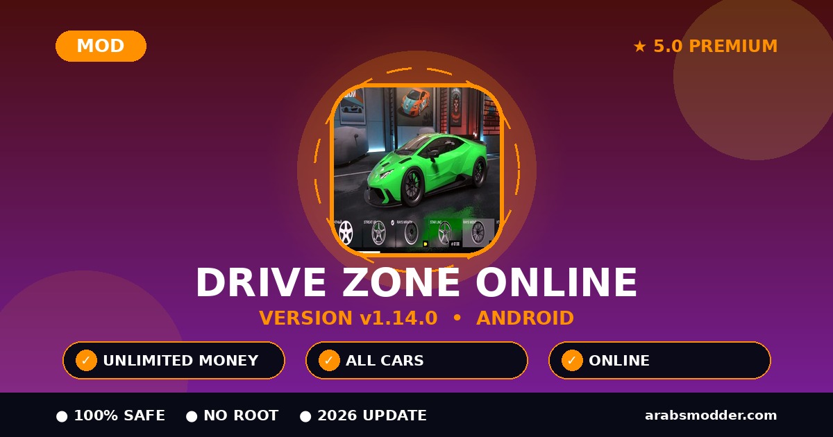 Drive Zone Online MOD APK v1.14.0 — cover