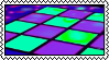 purple and green dance floor