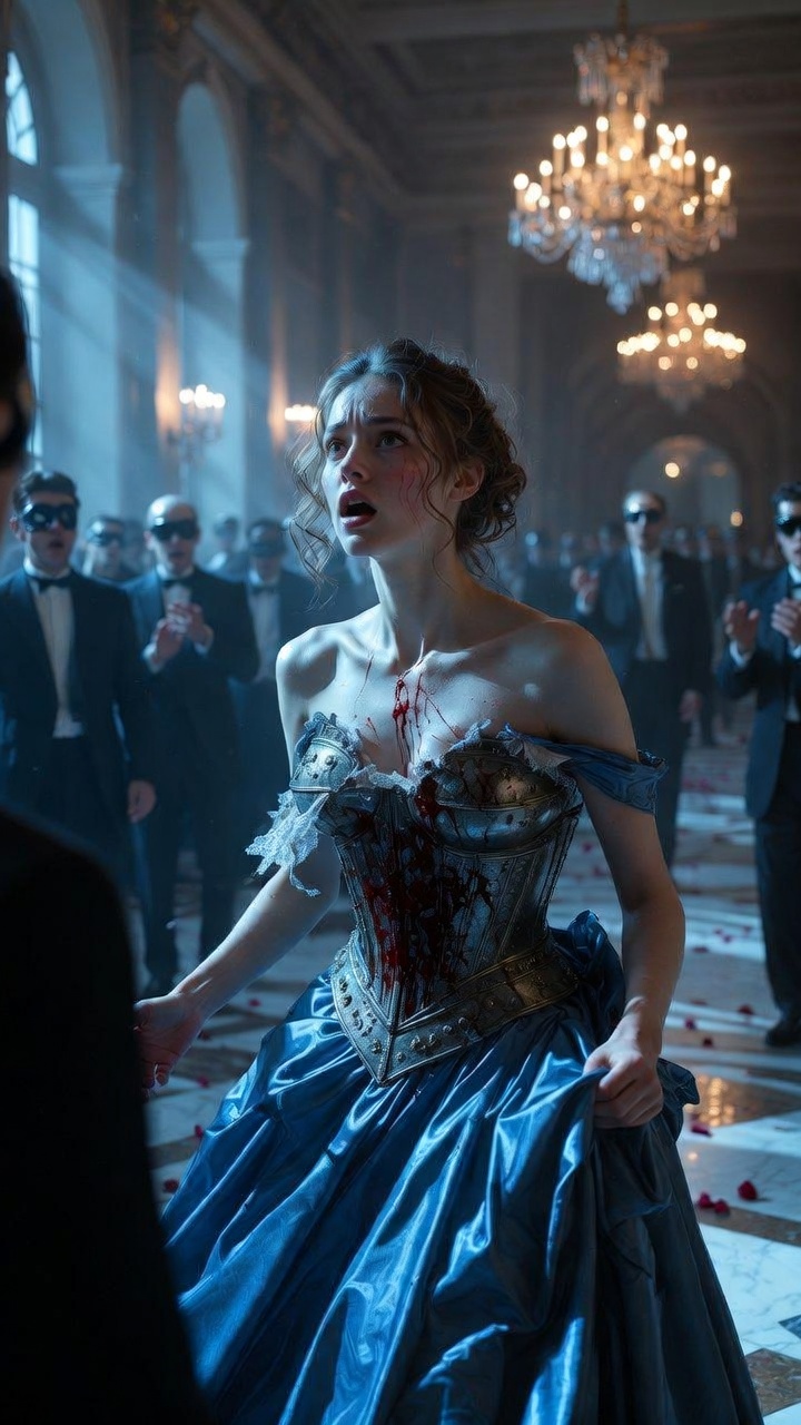 They Cut Her Dress in Front of Everyone, But the Secret Beneath It Froze the Ballroom