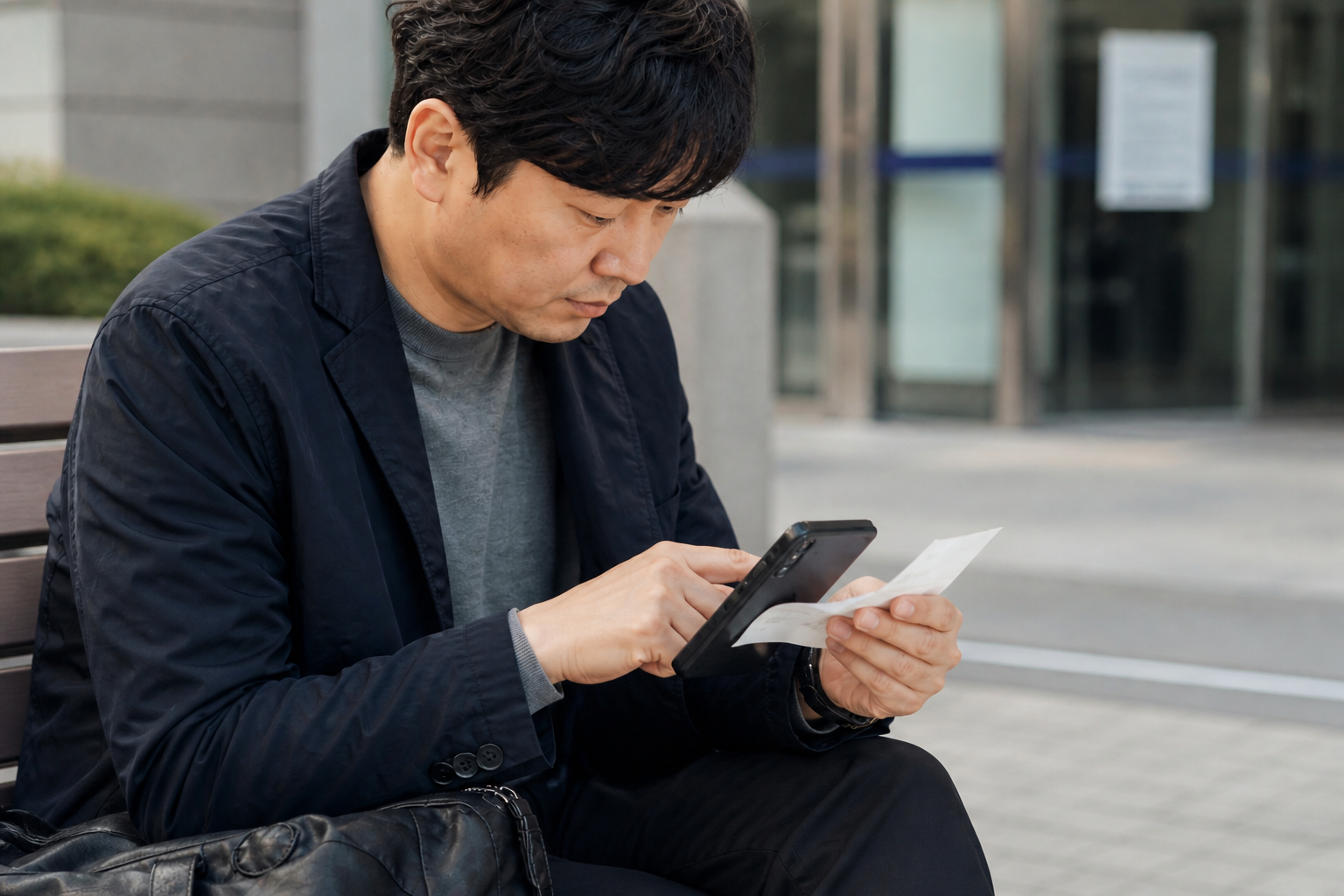 실손24에서 결제한 병원의 참여 여부를 확인하는 장면