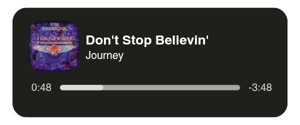 Don't Stop Believin' by Journey Don't Stop Believin' by Journey