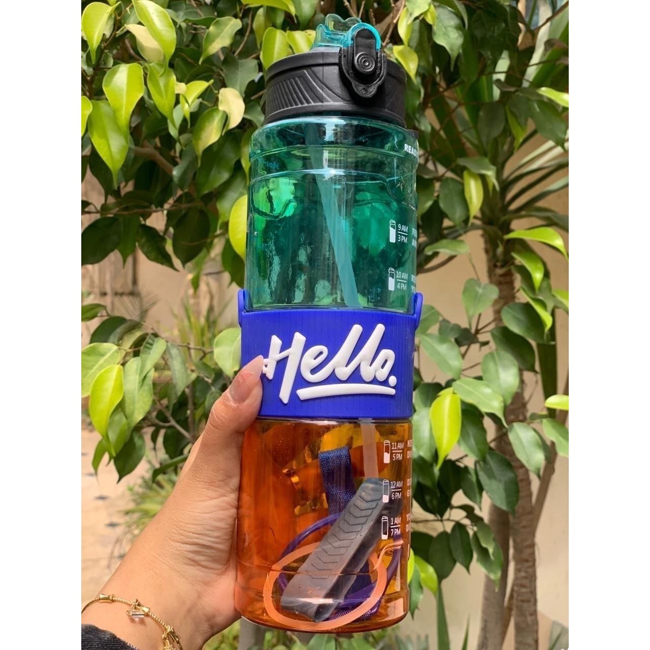 زجاجة مياه Hello سعة 1 لتر