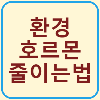 환경호르몬 줄이는 법: 일상에서 바로 해볼 수 있는 생활 습관