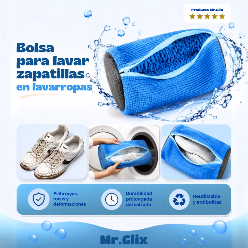 MR.GLIX Bolsa Para Lavar Zapatillas - producto con lavarropas
