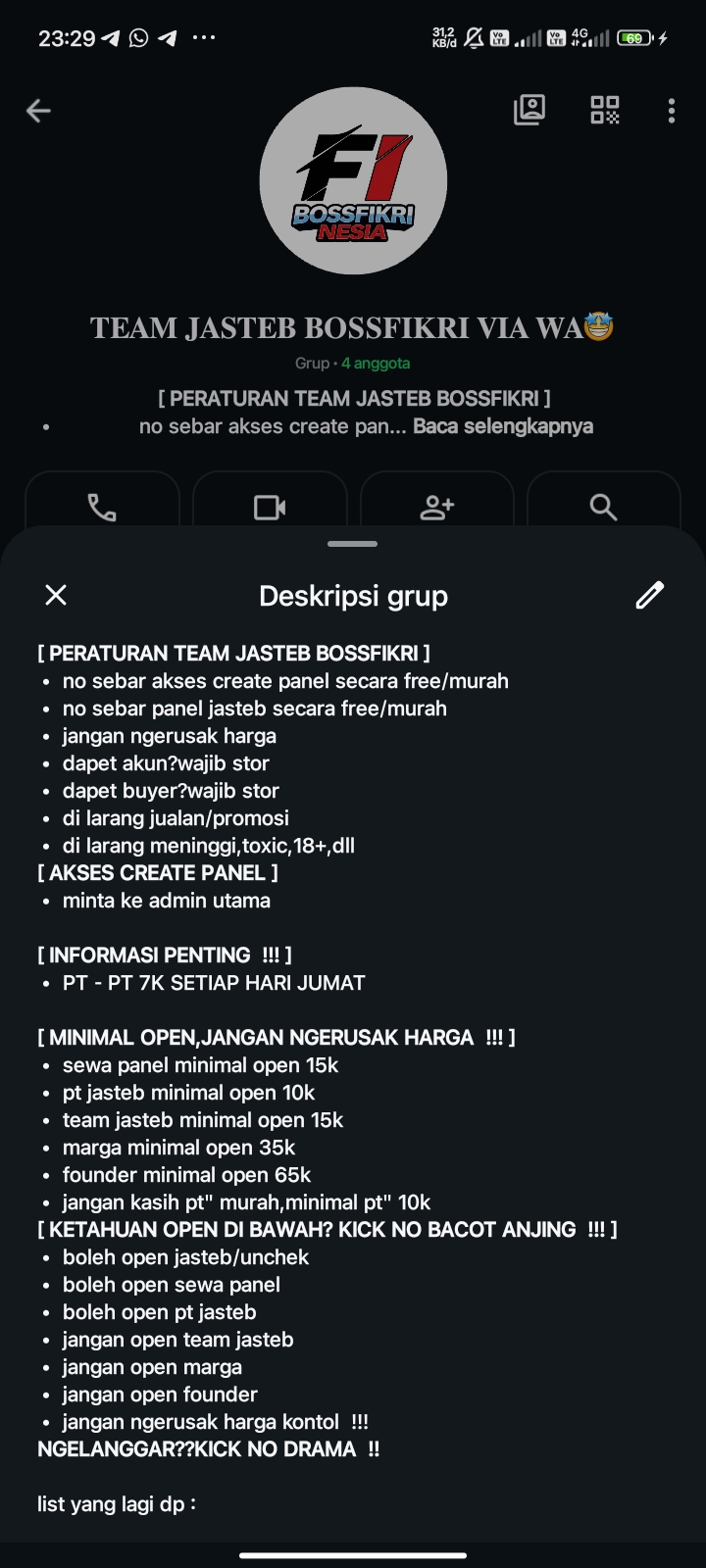 TEAM JASTEB BOSSFIKRI