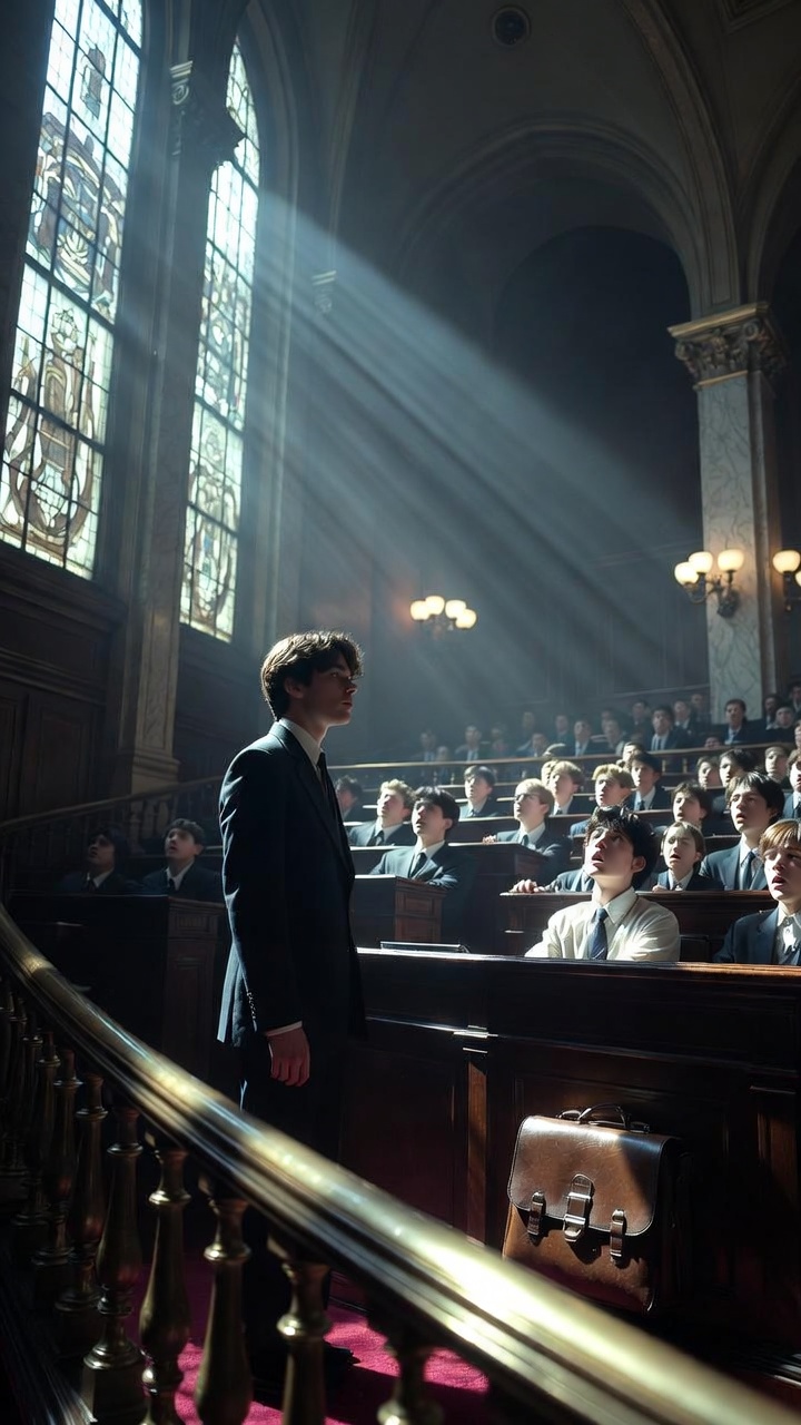 HE EXPOSED A “POOR SCHOLARSHIP STUDENT” AT AN ELITE ACADEMY… THEN THE FOUNDER’S HEIR DESTROYED HIS FAMILY EMPIRE