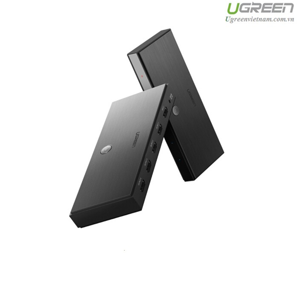 Bộ chia HDMI 1 vào 4 ra hỗ trợ 4K*2k, HDMI 2.0, 3D vỏ hợp kim Ugreen 50708