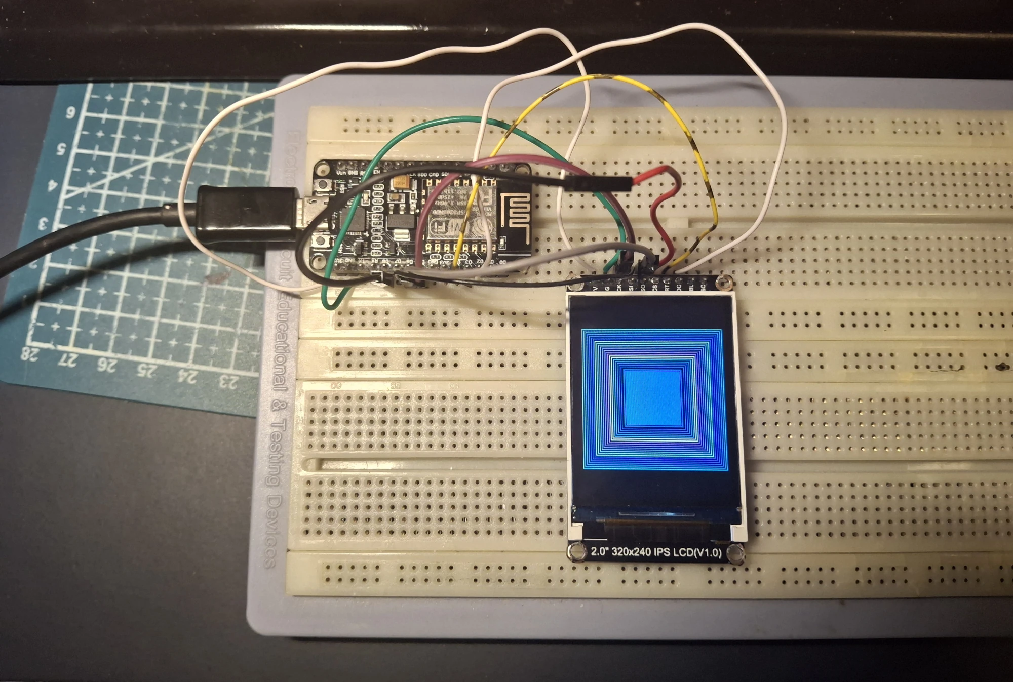 Testing on breadboard