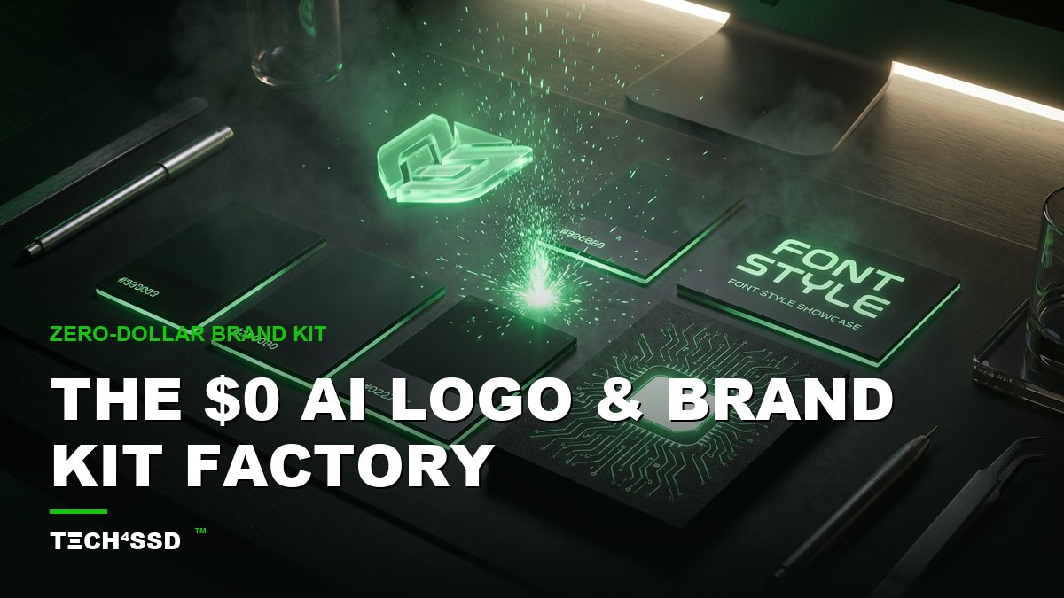 The $0 AI Logo + Brand Kit Factory: Launch a Brand in an Hour (2026)