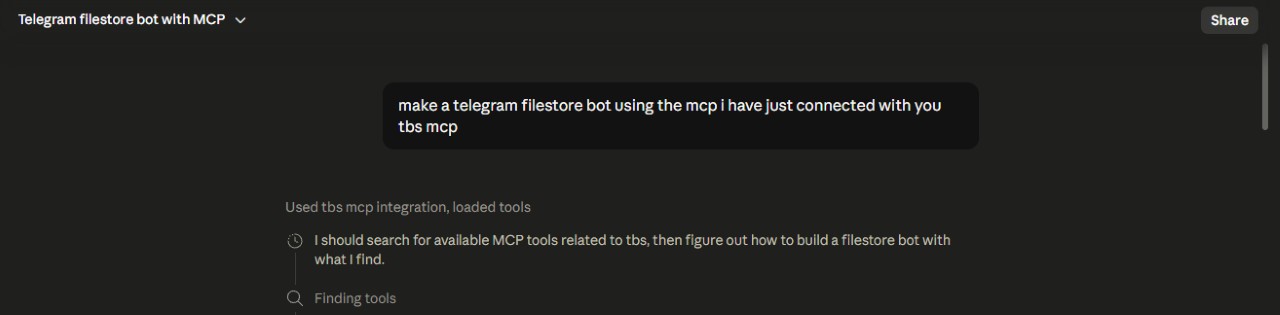 Claude Desktop MCP tool call to the documentation engine